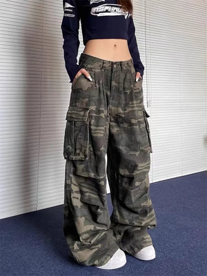 VILZSTUDIOS Camouflage Cargo Jorts