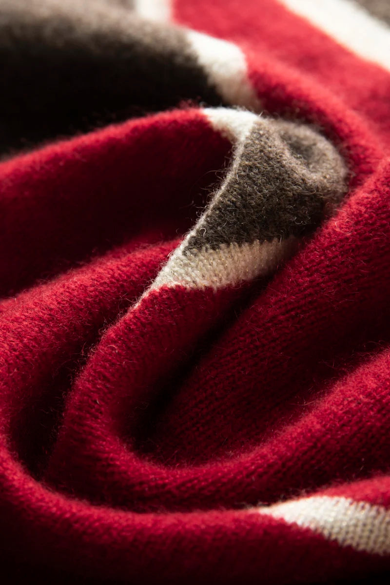 VILZSTUDIOS A-class High-quality 100% Cashmere New Cashmere Scarf 100% Knitted Warm Neck-Protecting High-end Fashion Wild Color in Winter.