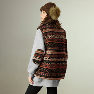 VILZSTUDIOS Nordic Style Shearling Fleece Vest