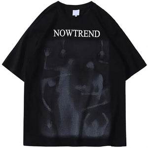 VILZSTUDIOS Shadow Graphic Loose T-Shirt