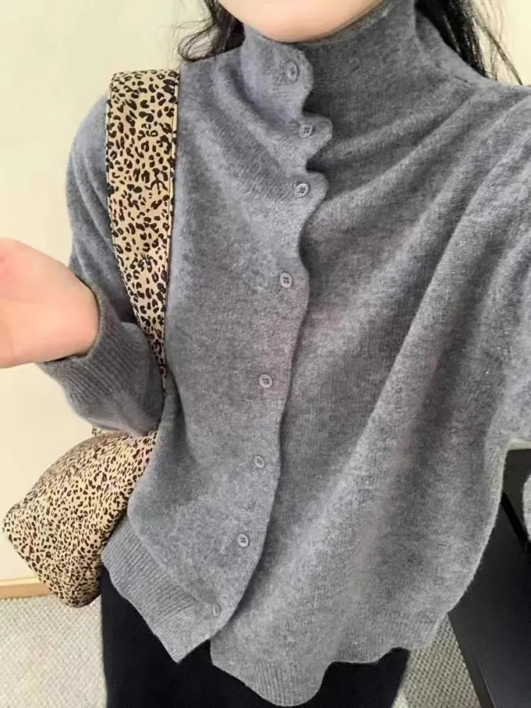 VILZSTUDIOS Casual Cashmere Knitted Cardigan