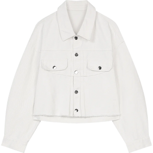 VILZSTUDIOS Golden Button Cropped Jacket