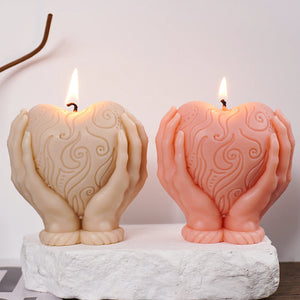 VILZSTUDIOS Heart-shaped Silicone Candle Mold