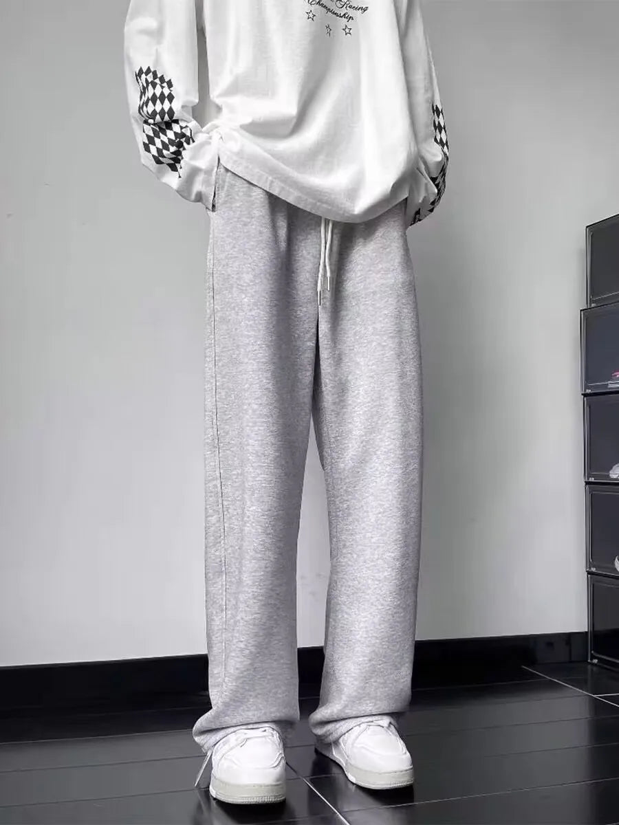 VILZSTUDIOS Loose Straight Casual Sports Pants