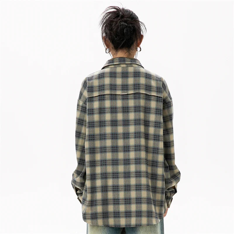 VILZSTUDIOS Plaid Casual Women's Shirt