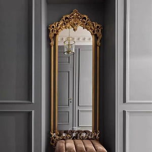 VILZSTUDIOS modern Luxury Espejo Home Decorations Large Nordic Quality Mirror Designer Girls Gold House Bedroom Wall Mirrors Full Body Floor