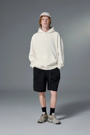 VILZSTUDIOS Premium Minimalist Fleece Solid Color Hoodie