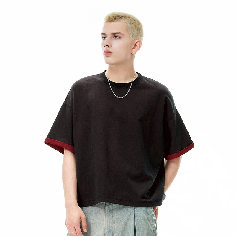 VILZSTUDIOS Tech Fabric Smooth Oversized T-Shirt