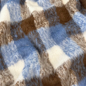 VILZSTUDIOS Plaid Long Woolen Scarf