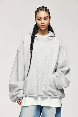 VILZSTUDIOS Thick Warm High Neck Fleece Hoodie