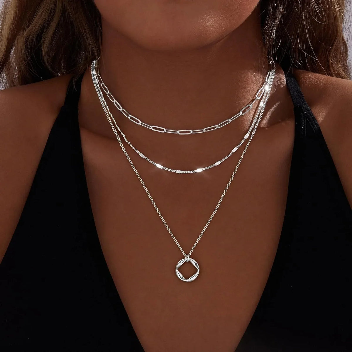 VILZSTUDIOS Layered 14k Gold Plated Necklaces