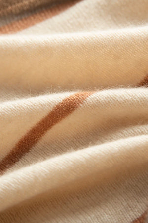 VILZSTUDIOS A-class High-quality 100% Cashmere New Cashmere Scarf 100% Knitted Warm Neck-Protecting High-end Fashion Wild Color in Winter.