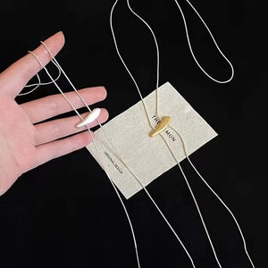 VILZSTUDIOS Stylish Metal Long Pull Necklaces