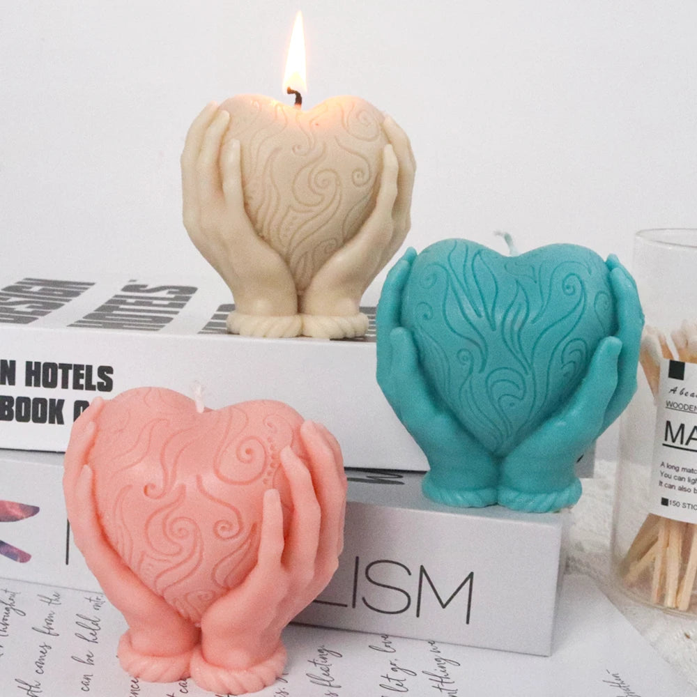 VILZSTUDIOS Heart-shaped Silicone Candle Mold