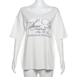 VILZSTUDIOS Chic Versatile Off Shoulder T-Shirt