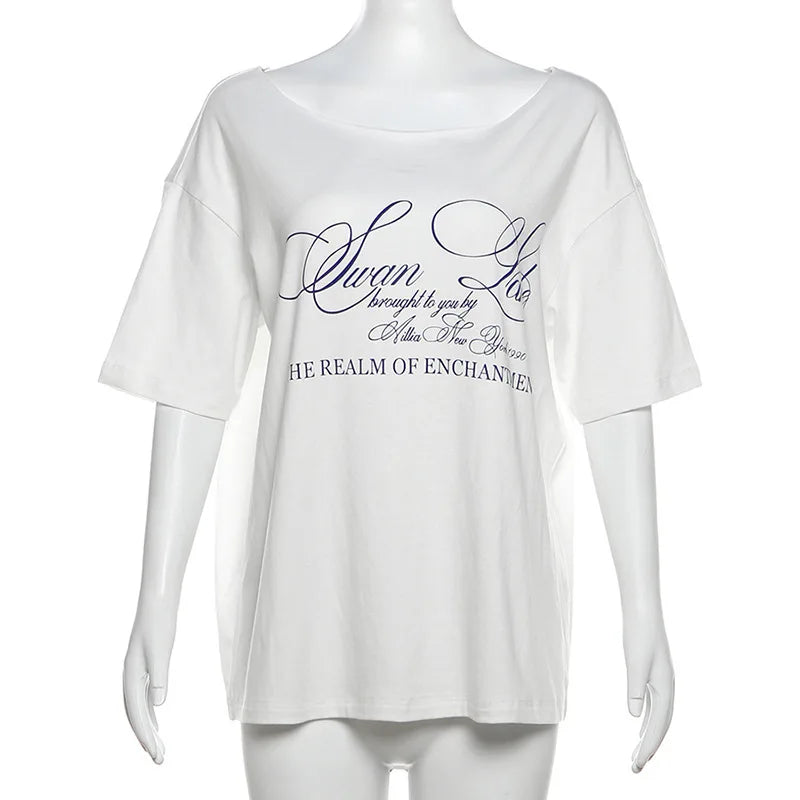 VILZSTUDIOS Chic Versatile Off Shoulder T-Shirt