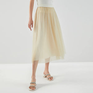 VILZSTUDIOS High Quality Pleated Midi Skirt Women