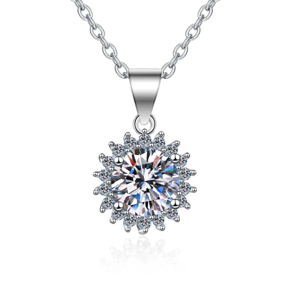 VILZSTUDIOS Charm Moissanite Pendant Necklace