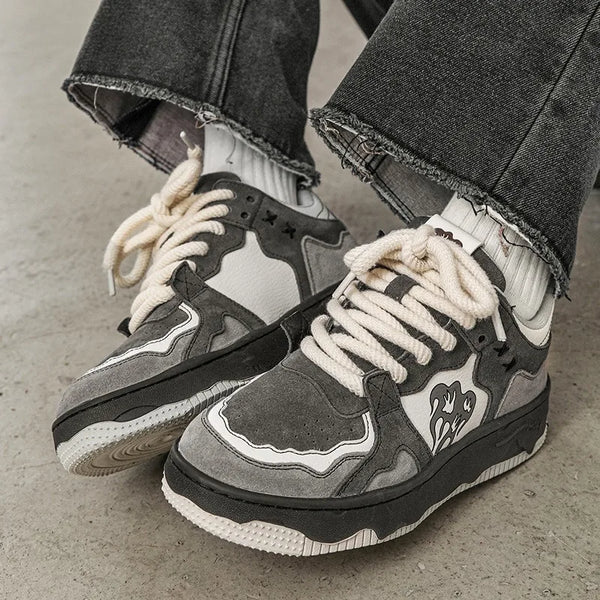 Chunky Athletic Platform Tennis Sneakers