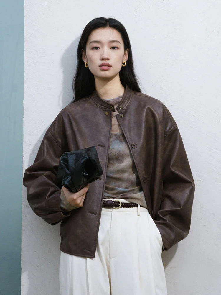 VILZSTUDIOS Vintage Leather Jacket