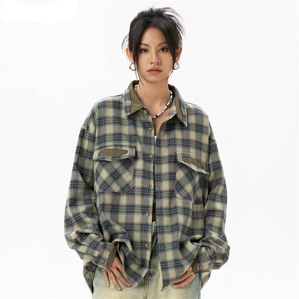 Plaid Casual Women's Shirt