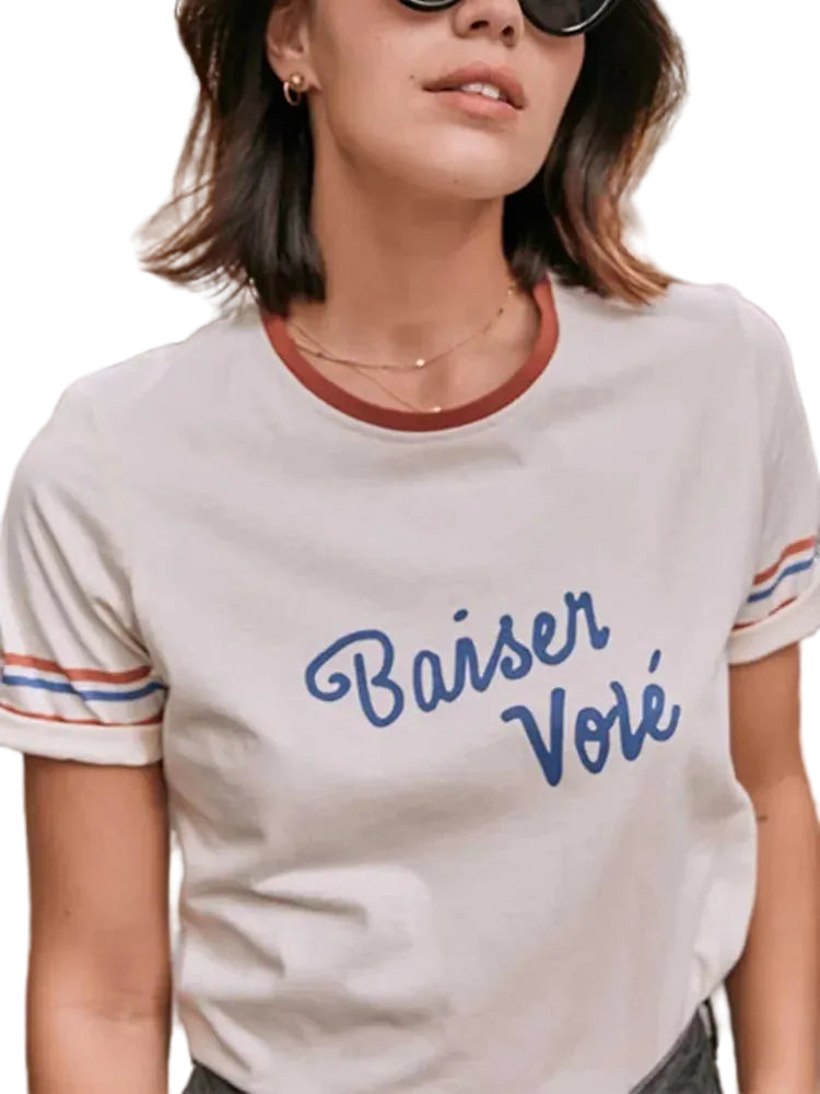 VILZSTUDIOS French Vintage Art Print T-Shirt