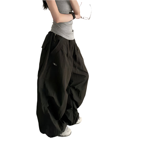 White Wide Leg Oversized Sweatpants