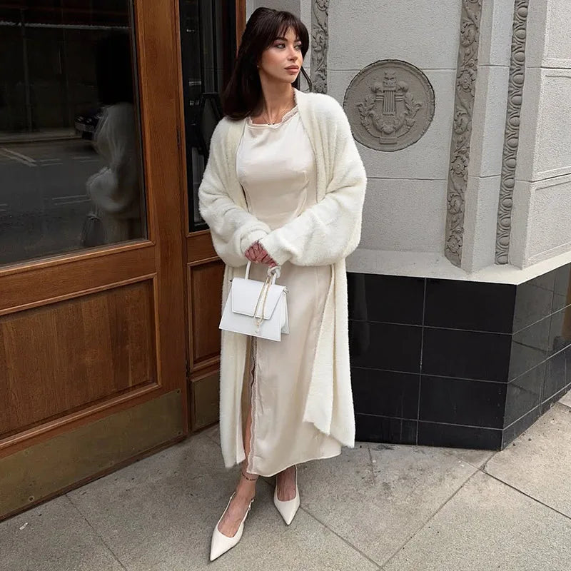 VILZSTUDIOS Cozy Knitted Maxi Cardigan