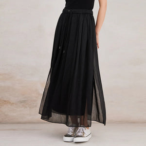 VILZSTUDIOS High Quality Linen Silk Skirts