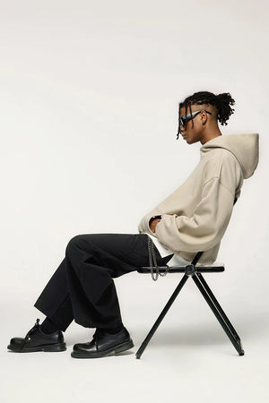 VILZSTUDIOS Thick Warm High Neck Fleece Hoodie