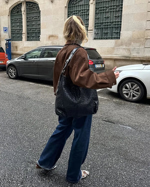 VILZSTUDIOS Chic Solid Suede Jacket