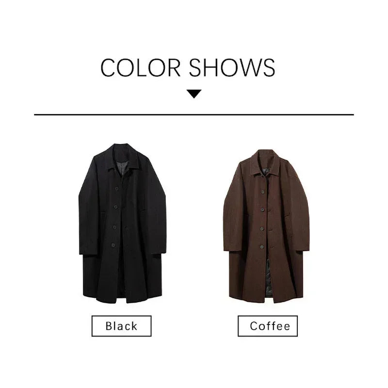 VILZSTUDIOS Thick Wool Casual Coat
