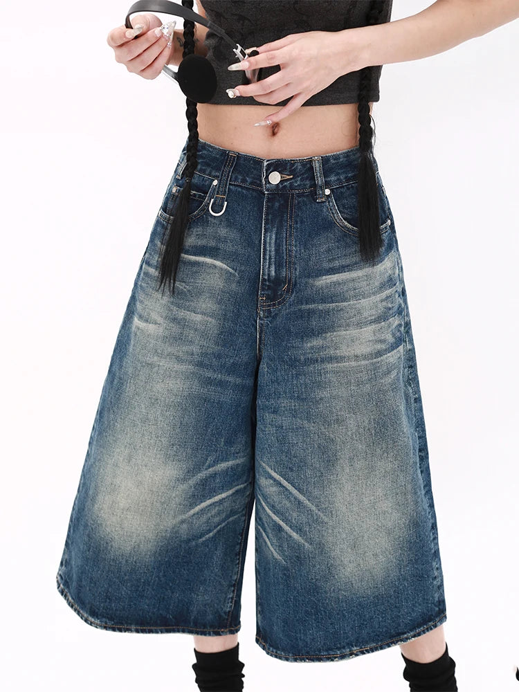 VILZSTUDIOS Vintage Chic Baggy High Waist Jeans