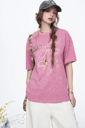 VILZSTUDIOS Diamond Sequined Casual Cotton T-Shirt