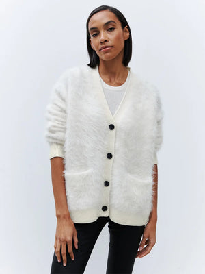 VILZSTUDIOS Soft Mink Velvet Cardigan
