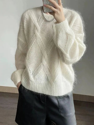 VILZSTUDIOS Soft Loose Knit Sweater