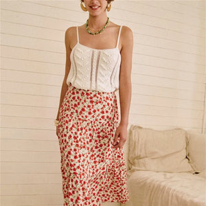 VILZSTUDIOS White Slim Fit Sleeveless Knitted Tank Top