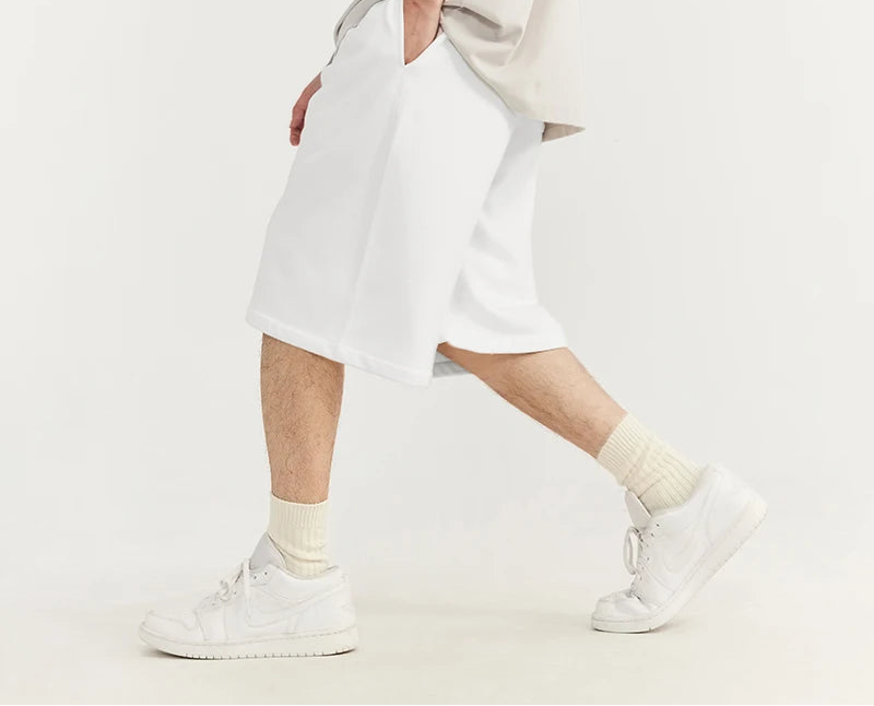 VILZSTUDIOS Minimalist Straight Leg Midi Shorts