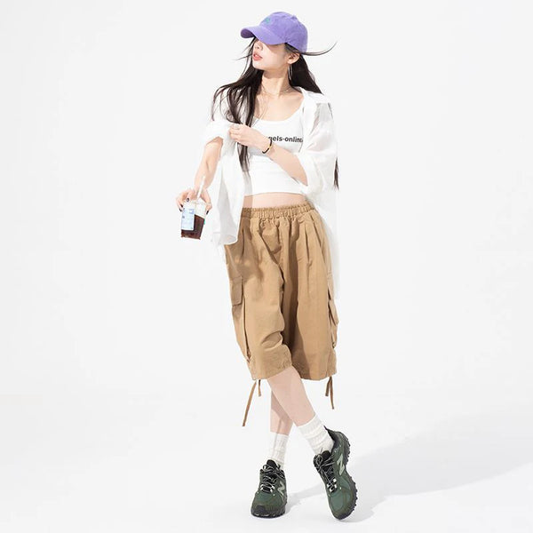 High Waist Casual Wide Leg Pants