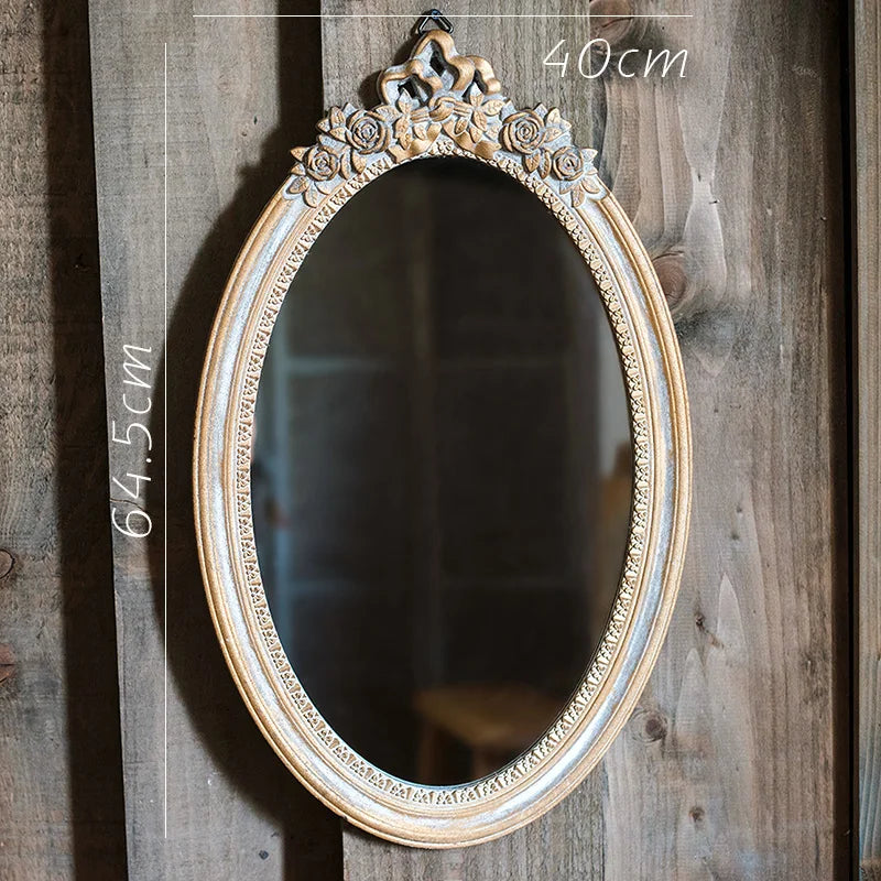 VILZSTUDIOS Huohan retro fake window decoration French wall-mounted mirror floor-to-ceiling fitting entrance living room fireplace mirror B