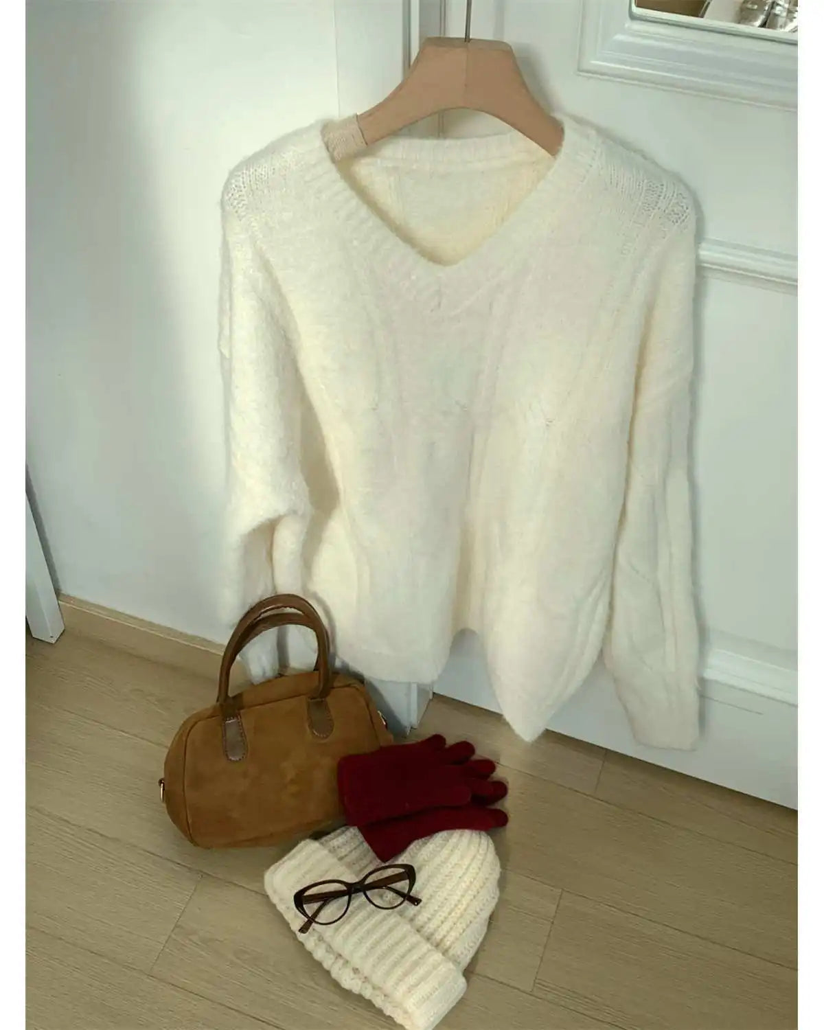 VILZSTUDIOS Cozy Oversized Festive Sweater