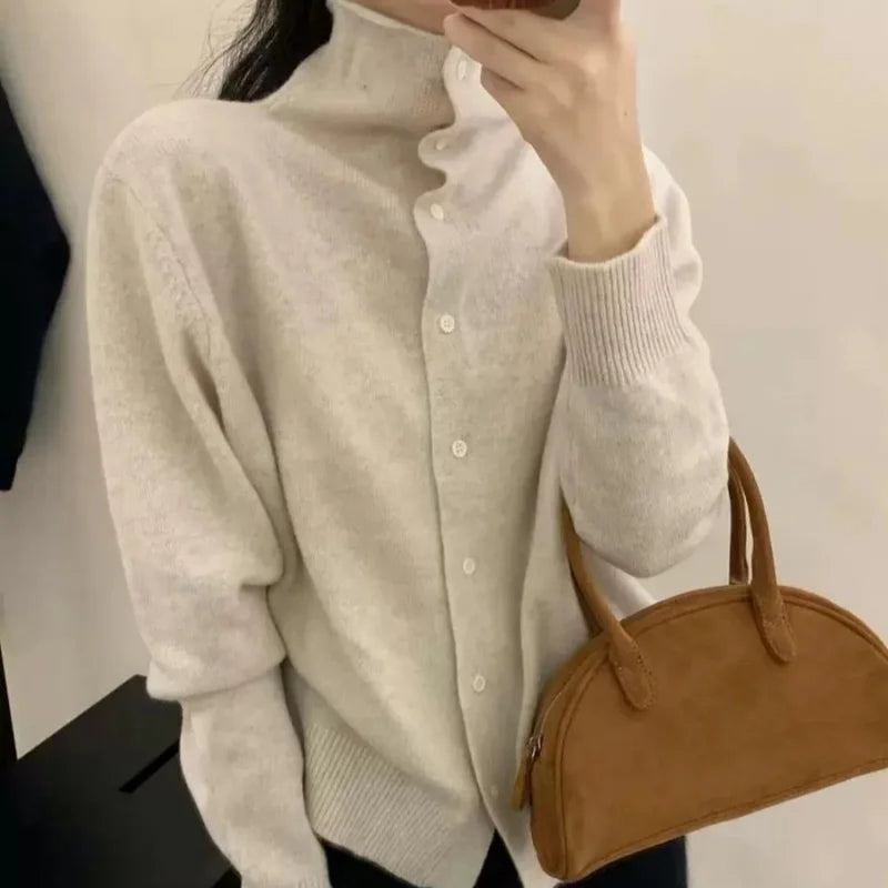 VILZSTUDIOS Casual Cashmere Knitted Cardigan