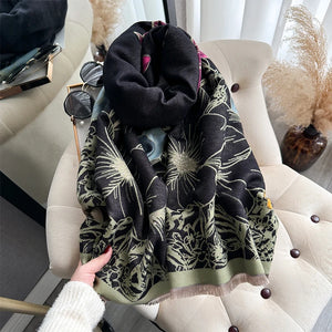 VILZSTUDIOS Luxurious Two-Sided Cashmere Scarf