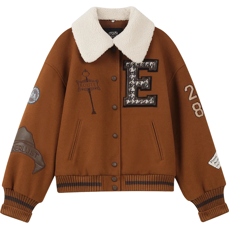 VILZSTUDIOS Winter Baseball Varsity Jacket