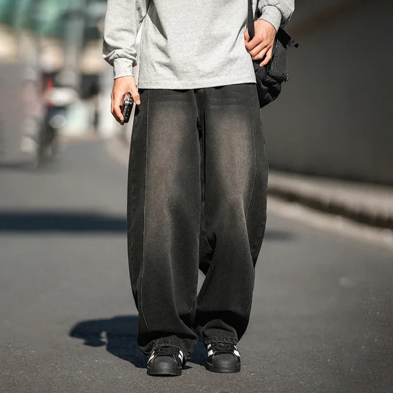 VILZSTUDIOS Retro Baggy Casual Jeans