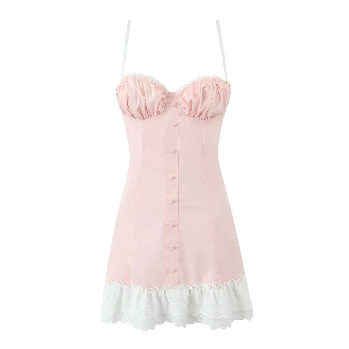VILZSTUDIOS Sexy Ruched Chest Corset Style Dress