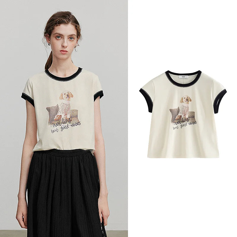 VILZSTUDIOS Soft Cotton Casual Summer T-Shirt