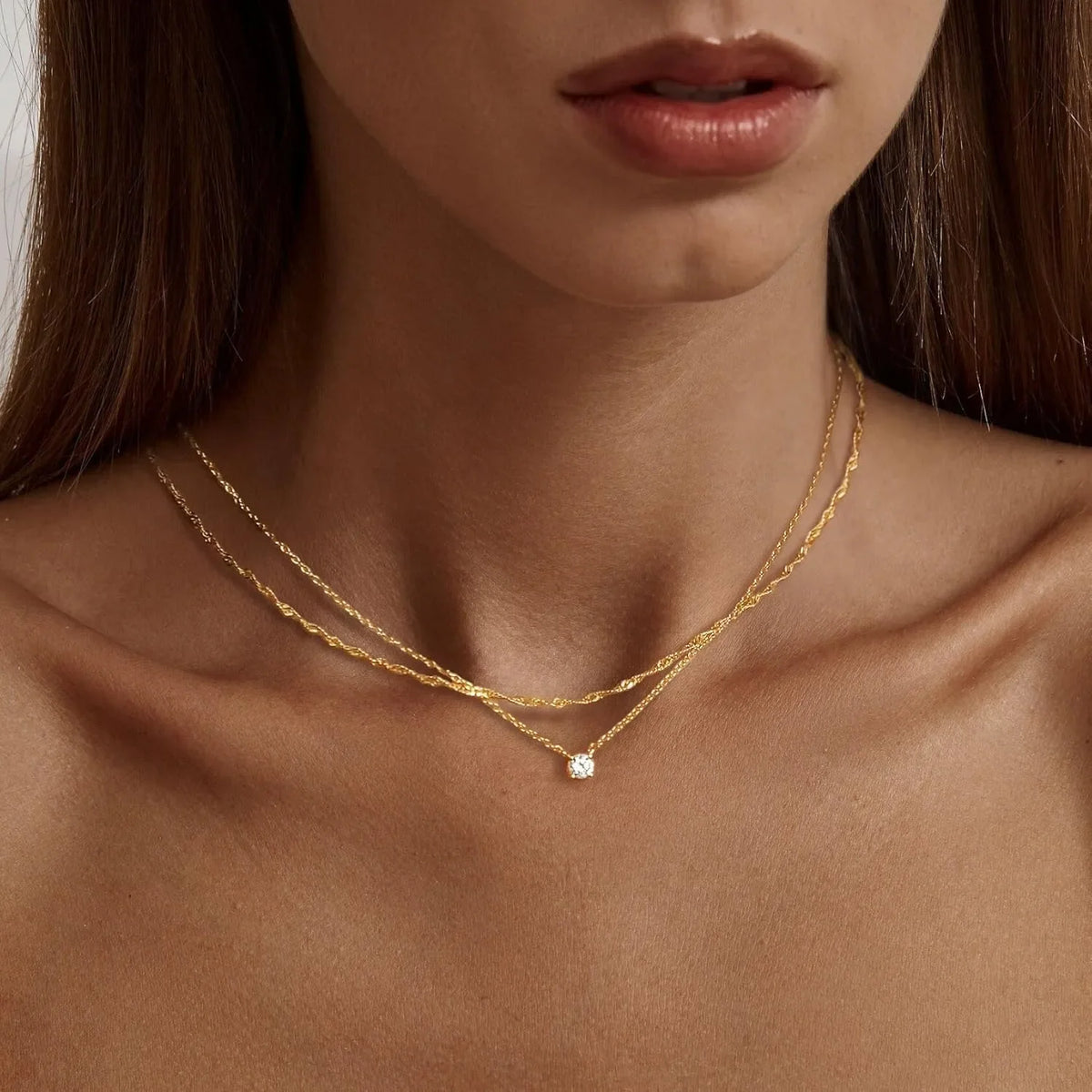 VILZSTUDIOS Simple & Chic Diamond Necklace