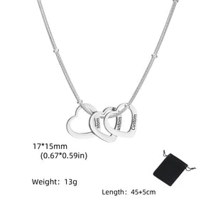 VILZSTUDIOS Customized Name Date Love Necklace