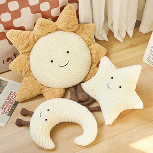 VILZSTUDIOS Soft Moon & Star & Sun Plush Cushions